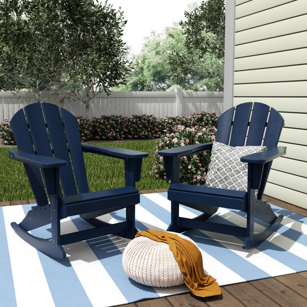 Beachcrest Home Sparks Rocking Adirondack Chair & Reviews | Wayfair